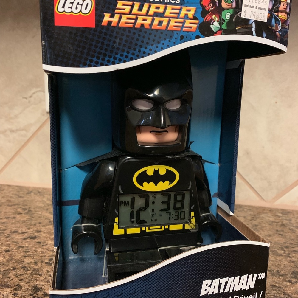 LEGO Batman alarm clock- brand new!